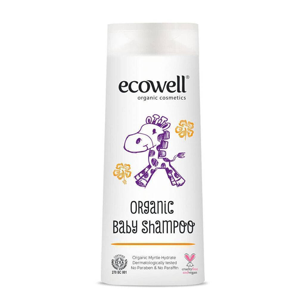 Ecowell Organik Bebek Şampuanı şişesi