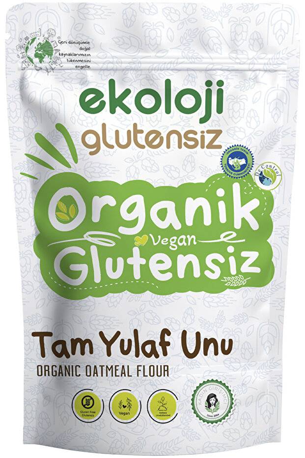 Ekoloji Glutensiz Yulaf Unu