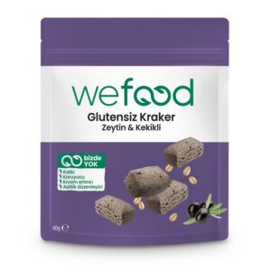 Wefood Glutensiz Zeytin Kekikli Kraker