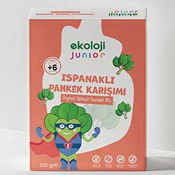 Ekoloji Junior Organik Ispanaklı Pankek Karışımı
