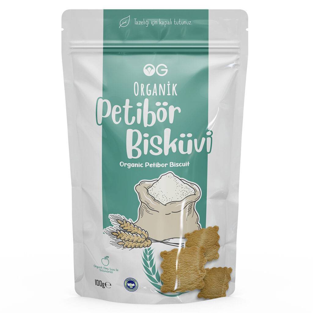Organik Petibör Bebek Bisküvisi 6+ ay paketi