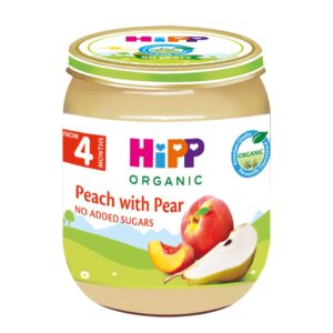 HiPP Organik Şeftali ve Armut Püresi 125 Gr