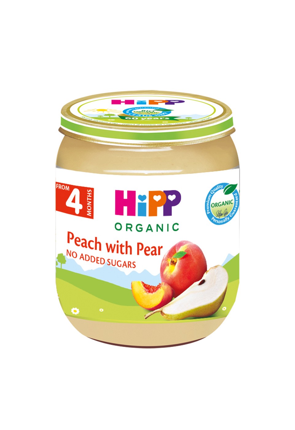 HiPP Organik Şeftali ve Armut Püresi 125 Gr