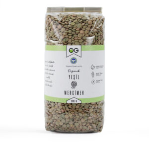 OG Organik Yeşil Mercimek 800 Gr Yerli Organik Bakliyat