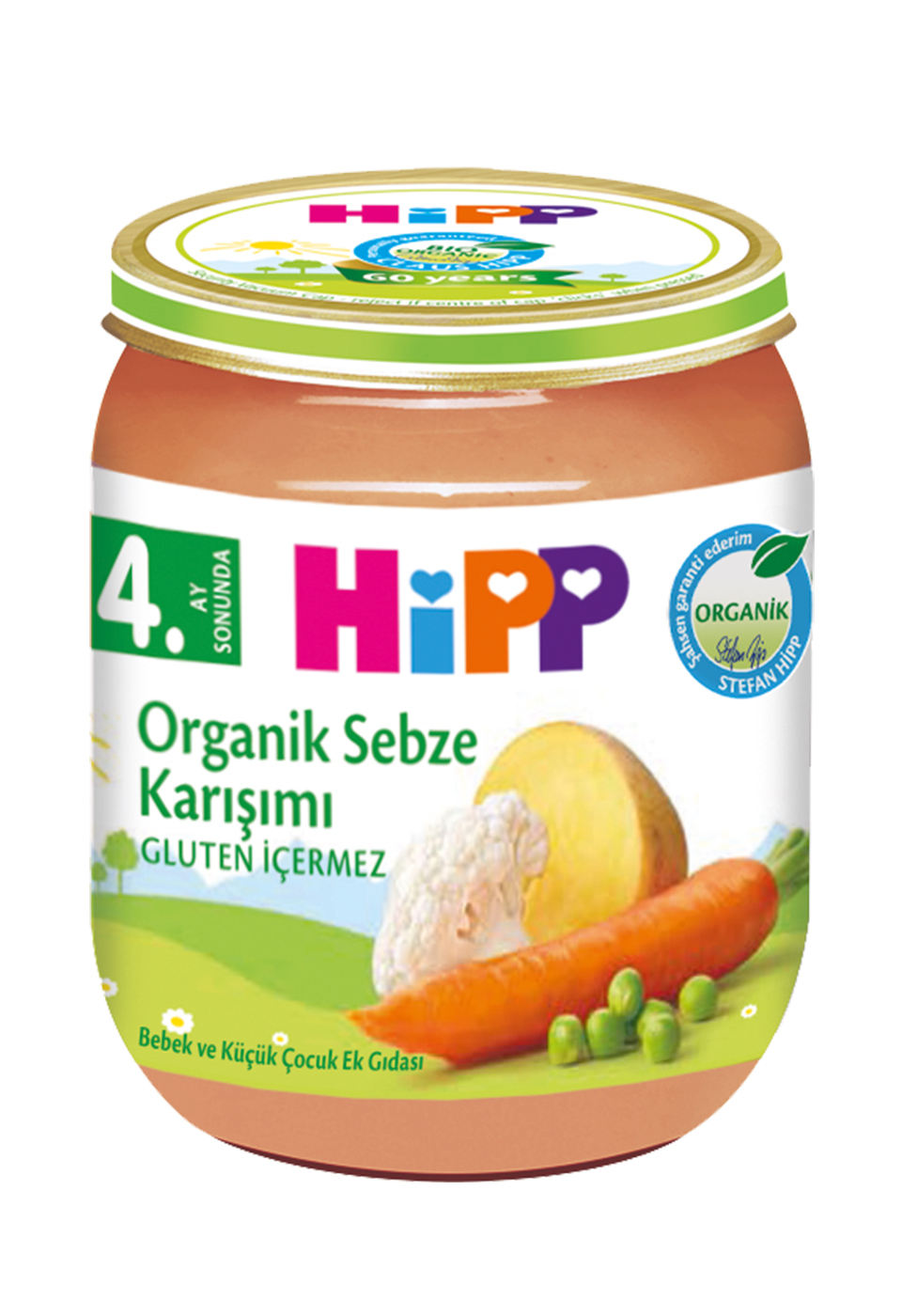 HiPP Organik Sebze Karışımı Kavanoz Maması 125 Gr